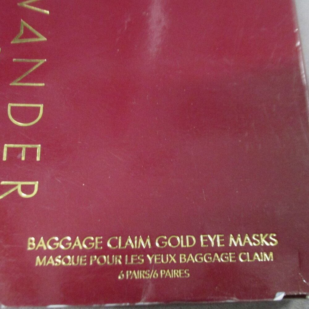 Wander Beauty Baggage Claim Eye Masks - Gold (6 pair) - Picture 5 of 6